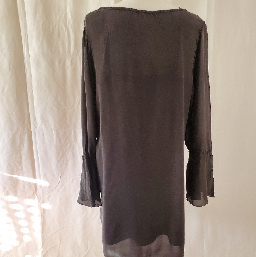 Treasure & Bond Women's Lightweight Black Dress - Picture 7 of 12